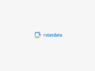 rstatdata brand branding debut dribble identity logo logomark logos