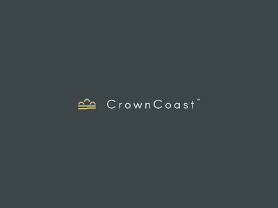 Crown Coast brand branding debut dribble identity logo logomark logos