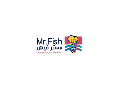 Mr.Fish brand branding debut dribble identity logo logomark logos