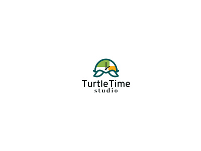 Turtle Time Studio brand branding debut dribble event identity logo logomark logos visil