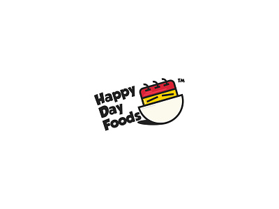 Happy Day Foods brand branding debut dribble event identity logo logomark logos visil