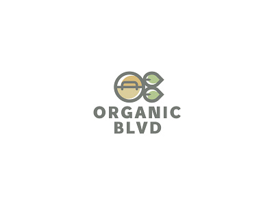 Organic Blvd brand branding debut dribble identity logo logomark logos