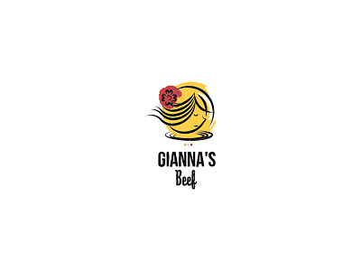 Gianna's Beef brand branding debut dribble identity logo logomark logos