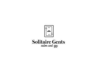 Solitaire Gents brand branding debut dribble event identity logo logomark logos visil