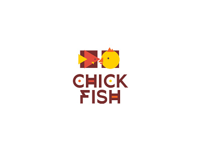 Chick Fish brand brand mark logo logo design logo mark logos mark