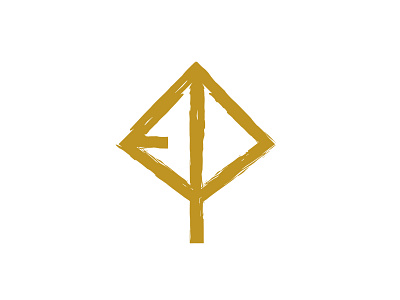 Egyptian Pyramid logo monogram