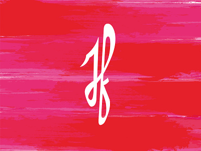 Logo H & F artist design logo monogram vector