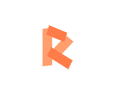 Tape logo letter R