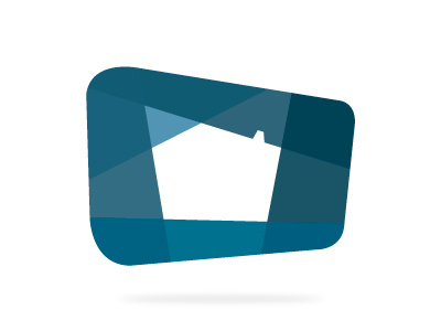 Easyflat Logo accommodation blue house identity investments logo logotype