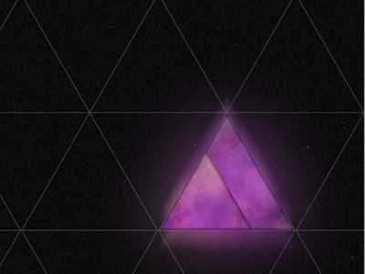 Space black purple space stars triangle universe