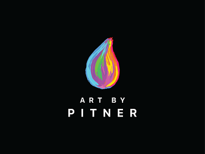 Art By Pitner Logo branding design icon logo web