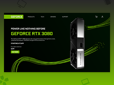 Nvidia RTX 3080 - Product page