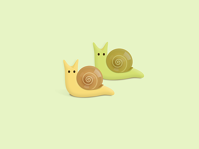 Snail green illustrator snail