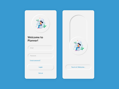 Sign-Up Screen | Neumorphism adobe design login neumorphism signup ui xdcreativechallenge xddailychallenge