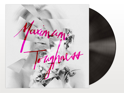 Maximum Toughness Album Cover album album cover band black and white grunge handwritten indie music photography pink punk record vinyl