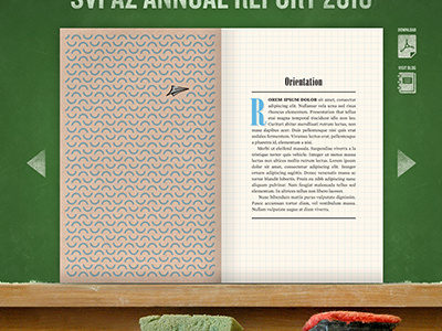 Annual Report - Landing Page