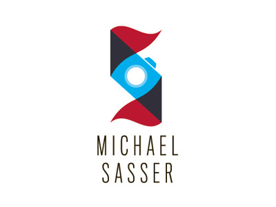 Michael Sasser Photography Logo 3 camera clean logo photography titling gothic