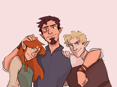 Piper, Ben, Peter- 3 OC Fantasy Characters