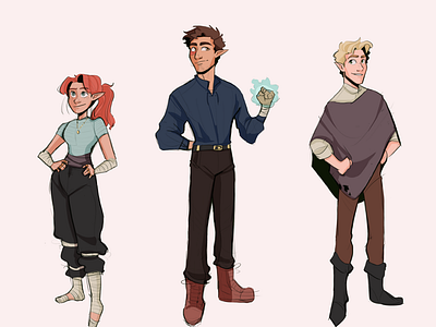 Piper, Ben, Peter- 3 Fantasy OC’s