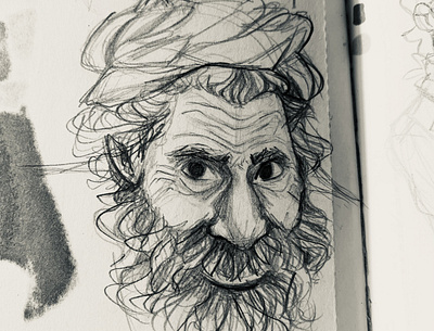 Old Man character design characters concept art design fanart illustration portrait