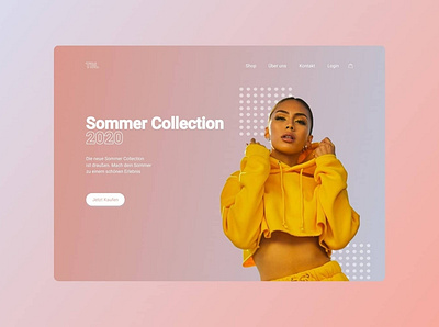 E-Commerce: Fashion Store branding design e commerce website typography ui ux web website