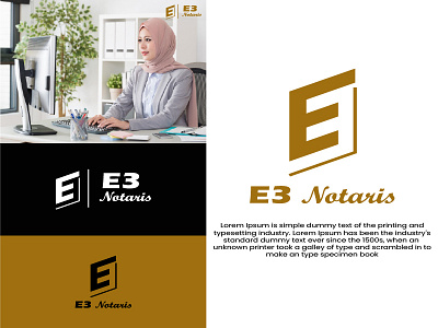 E3 Notatir Logo app branding flat graphic design illustration logo logodesign logosimple logotype minimal type web
