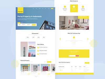 Propertyku - Property Landing Page app design figma mobile ui uidesign ux