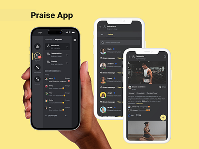 Praise Addictive App design ui ux