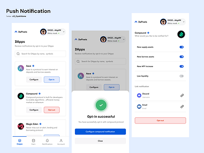 Dapps Push Notification