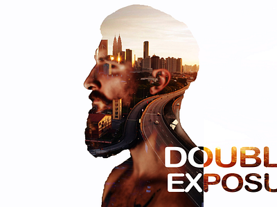 Double Exposure design graphic design illustration