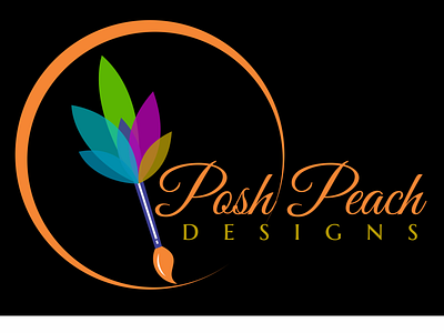 Posh Peach Design branding design graphic design illustration logo