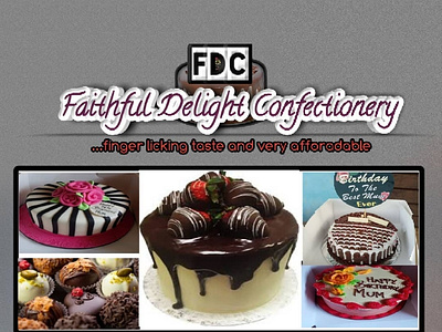 Poster Ad For Faithful Delight Confectionery