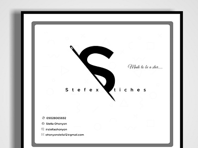 Logo Design For Stefex Stitches