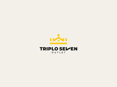 REDESIGN | Triplo Seven Outlet brand brand design branding design logo logo design redesign