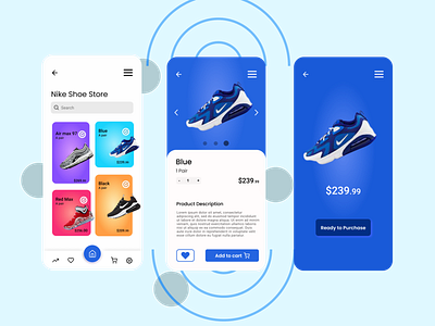 Shoe app design design shoeapp ui uidesign uiux