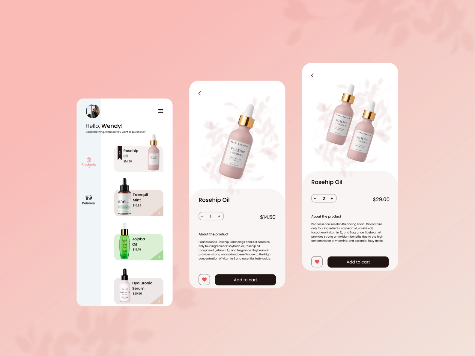 ~Skincare App by Wendy Enyinnaya on Dribbble