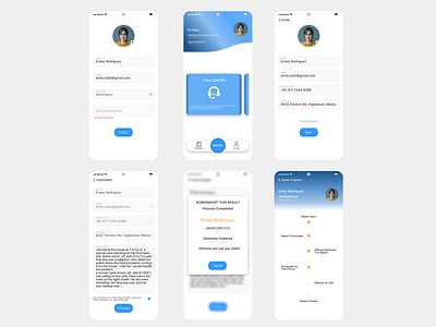 SWAC Reporting App app design ui ux