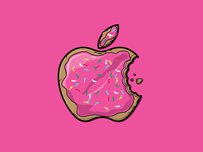 iOS Goodies apple cookie donut doughnut ios logo