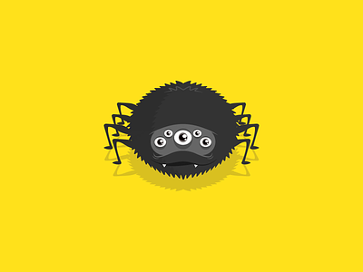 Spider android game illustration ios mobile sketch spider yellow