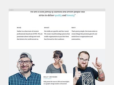 WordPress Theme WIP (Studio/About) about masonry members minimal new studio team ui website wip wordpress