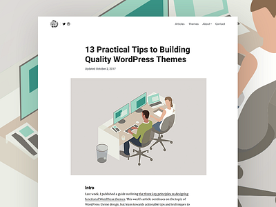 Building Quality WordPress Themes blog bold clean design tabor theme themebeans wordpress wordpress theme