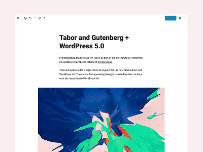 Tabor clean compatible gutenberg minimal tabor theme themebeans wordpress