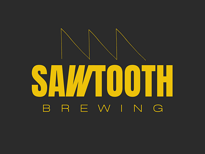 Sawtooth Brewing branding business card design icon illustration logo marketing minimal web website