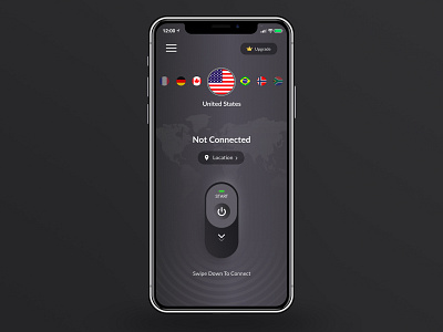 VPN App Mock-up