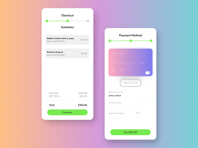 Credit Card Checkout figma ui uiux ux uxdesigner