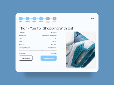 E-mail Receipt UI Design design designoftheday figma ui uidesign uiux