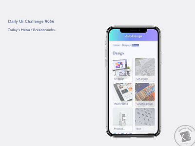 Daily Ui Challenge #056 : Breadcrumbs. adobe xd breadcrumbs dailydesign dailyui dailyuichallenge design everydaycreatives kaholidesign ui デザイン 毎日クリエイティブ