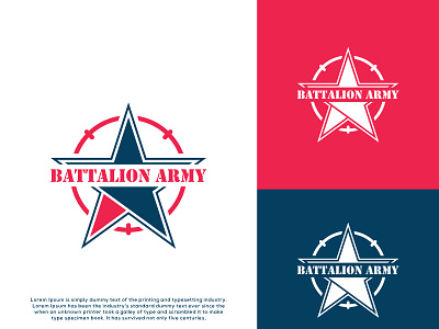 Battalion Army - Military - Defense - Logo Design.