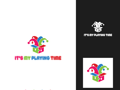 Its My Playing Time - Logo Design. 3d baby shop branding child care children toys collection creative flat graphic design illustration kids house logo design modern mom health care motion graphics playing time toy photography toys unique vector