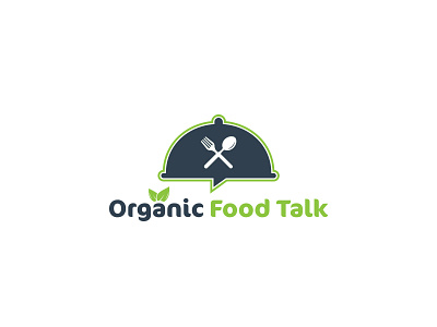 Organic Food Talk - Logo Design blogger branding cooking creative delicious dinner fast food flat foodie foodies foodporn insta gasm tasty graphic design healthy homemade illustration organic food talk photography lover tasty cooking vector yummy